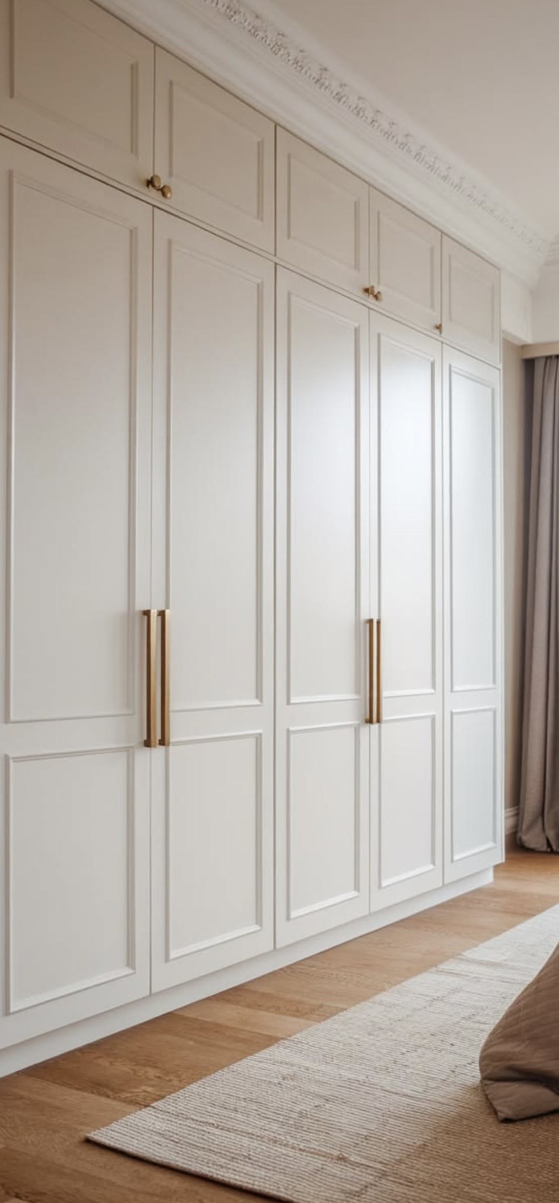 White clothing wardrobes made to order — Pearl Furniture
