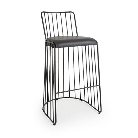 CLEDAN Bar Stool with backrest
