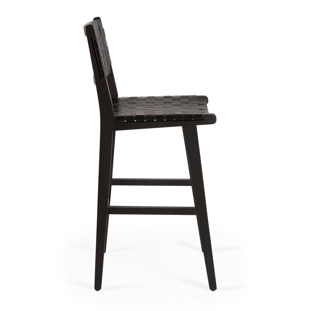 CORAL LEATHER Bar Stool — photo 3
