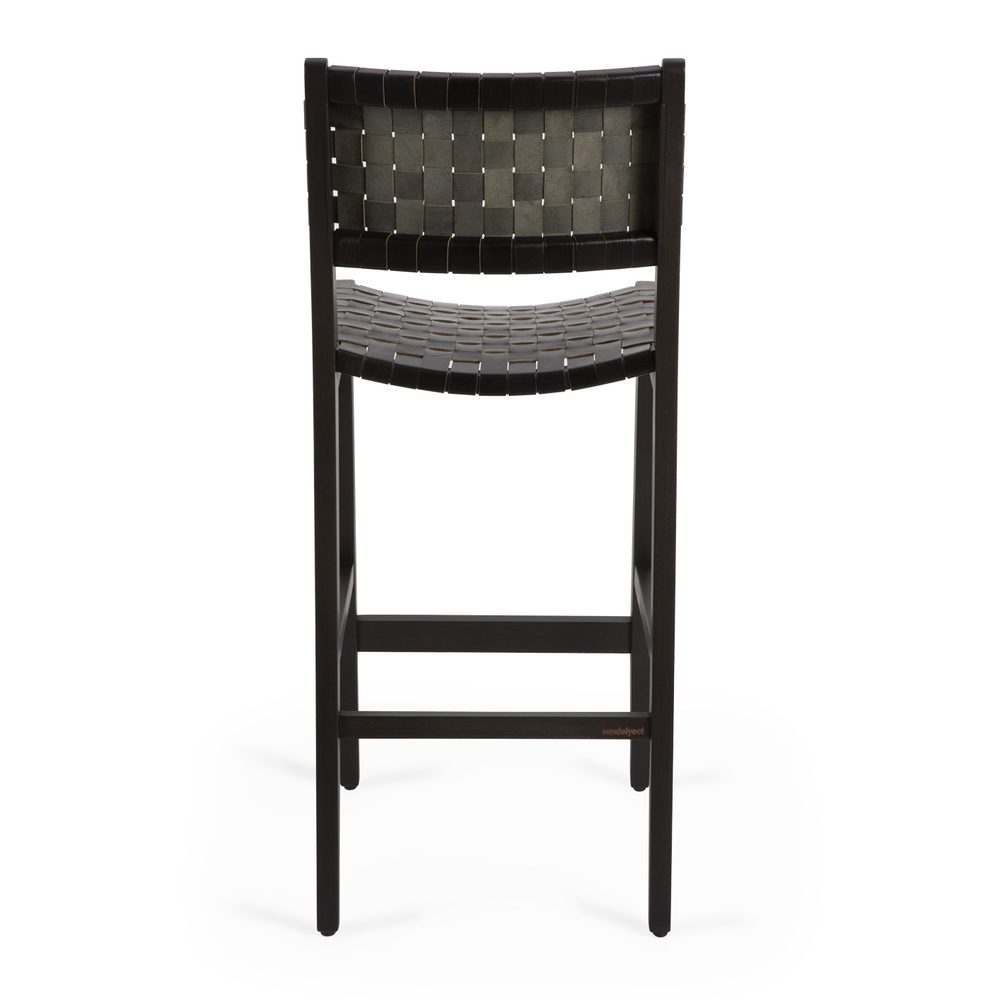 CORAL LEATHER Bar Stool — photo 4
