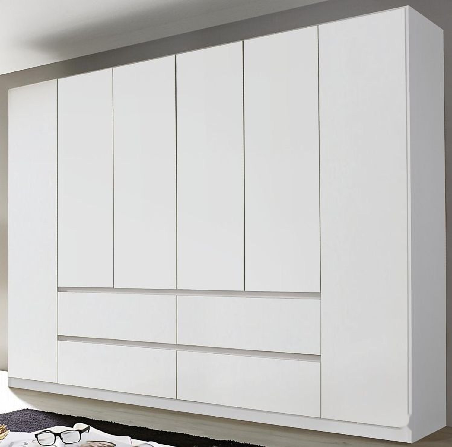 Palencia White Hinged Wardrobe