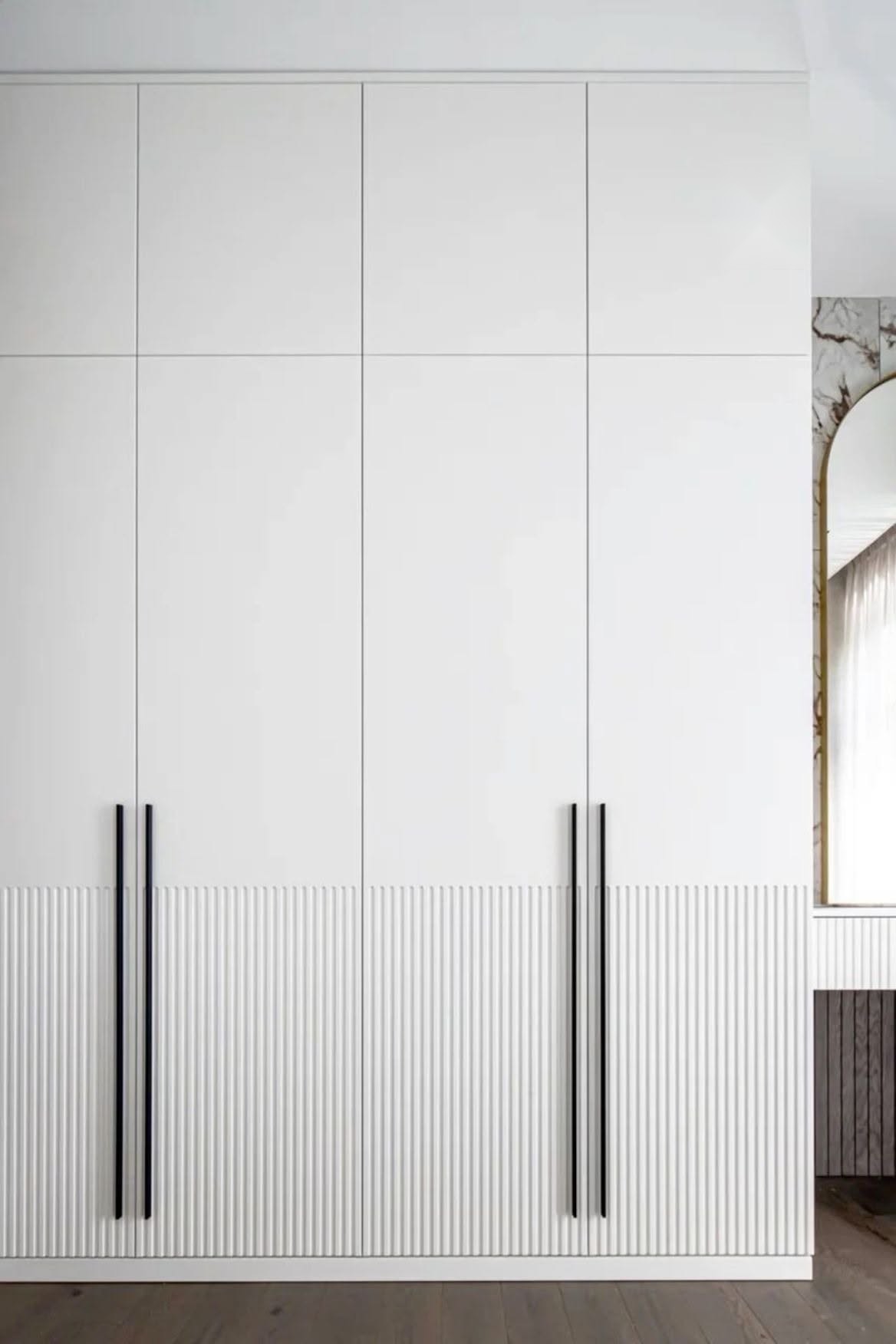 Teruel White Hinged Wardrobe