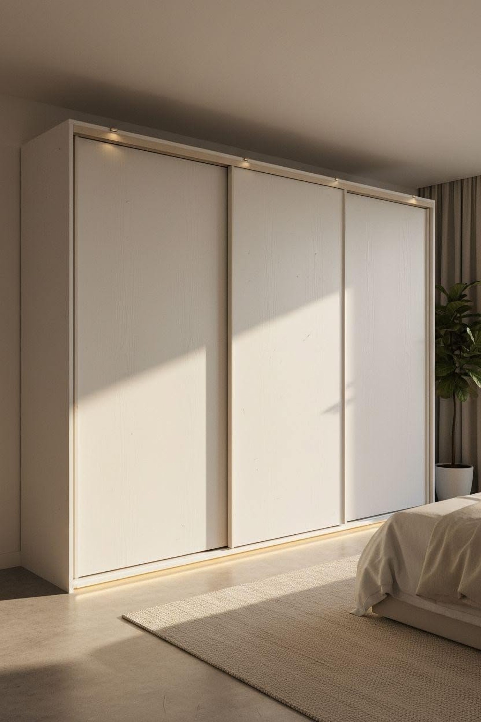 Alicante White Sliding Wardrobe
