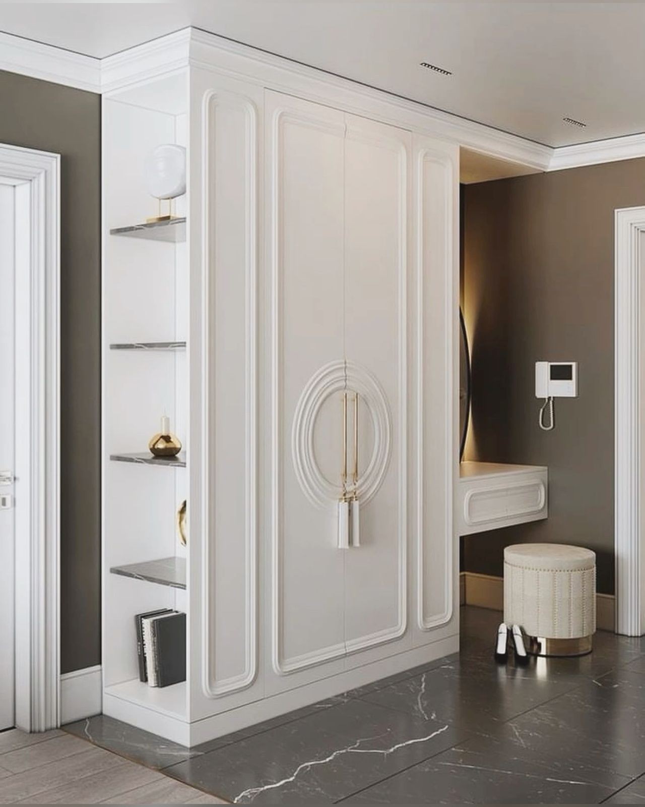 Orlean Wardrobe, white
