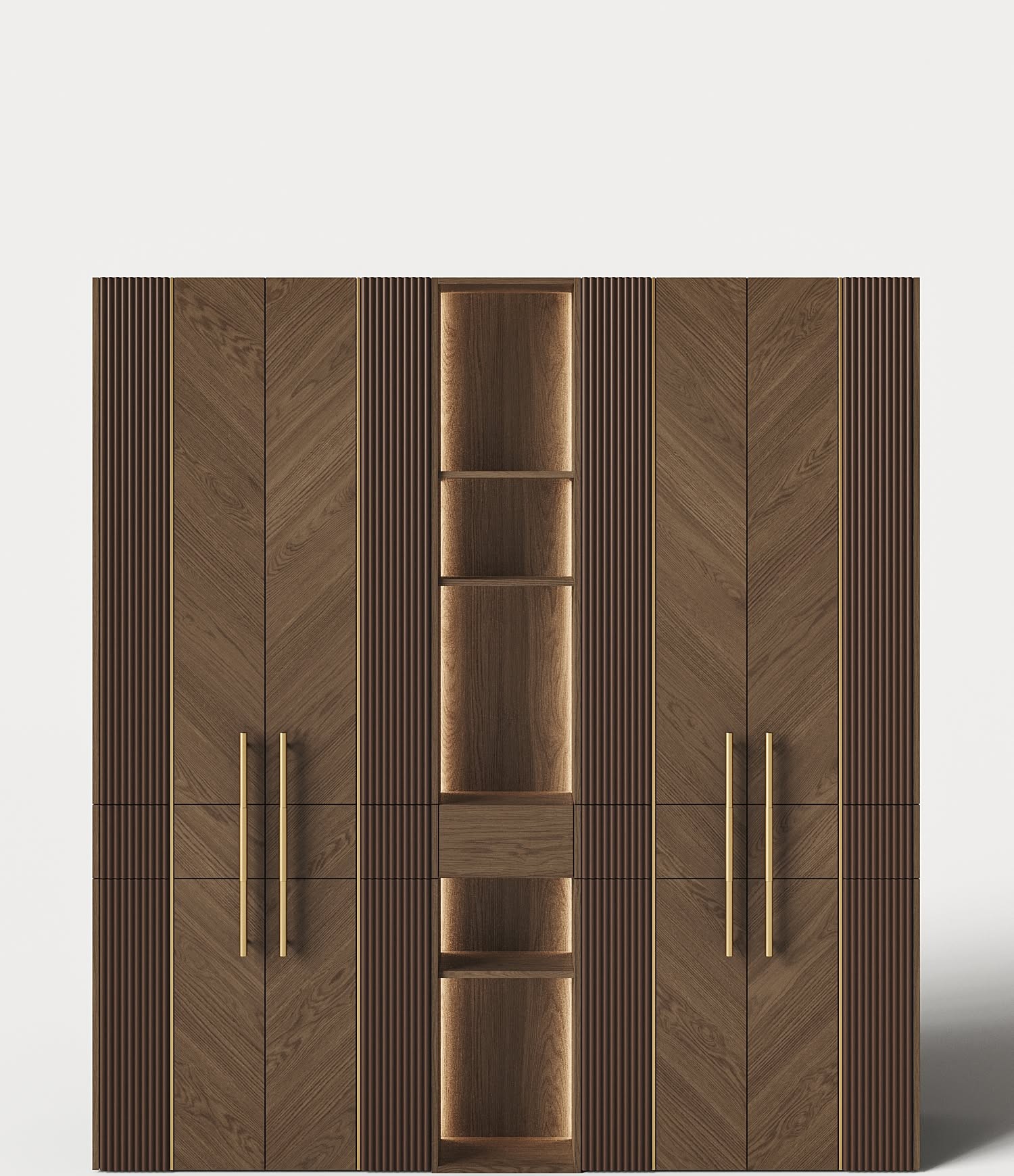 Portovenere Four-Door Wardrobe