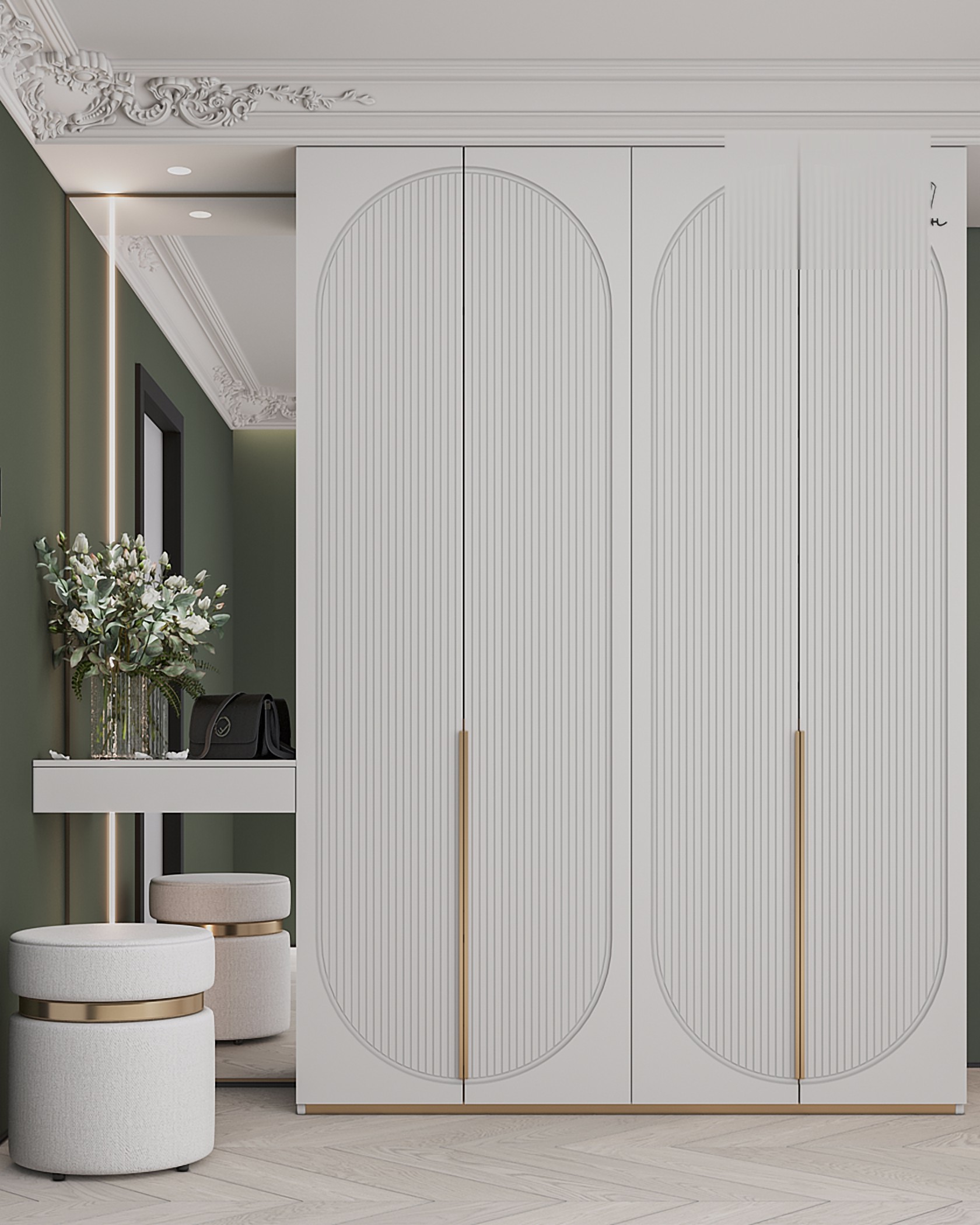 Sanremo Four-Door Wardrobe