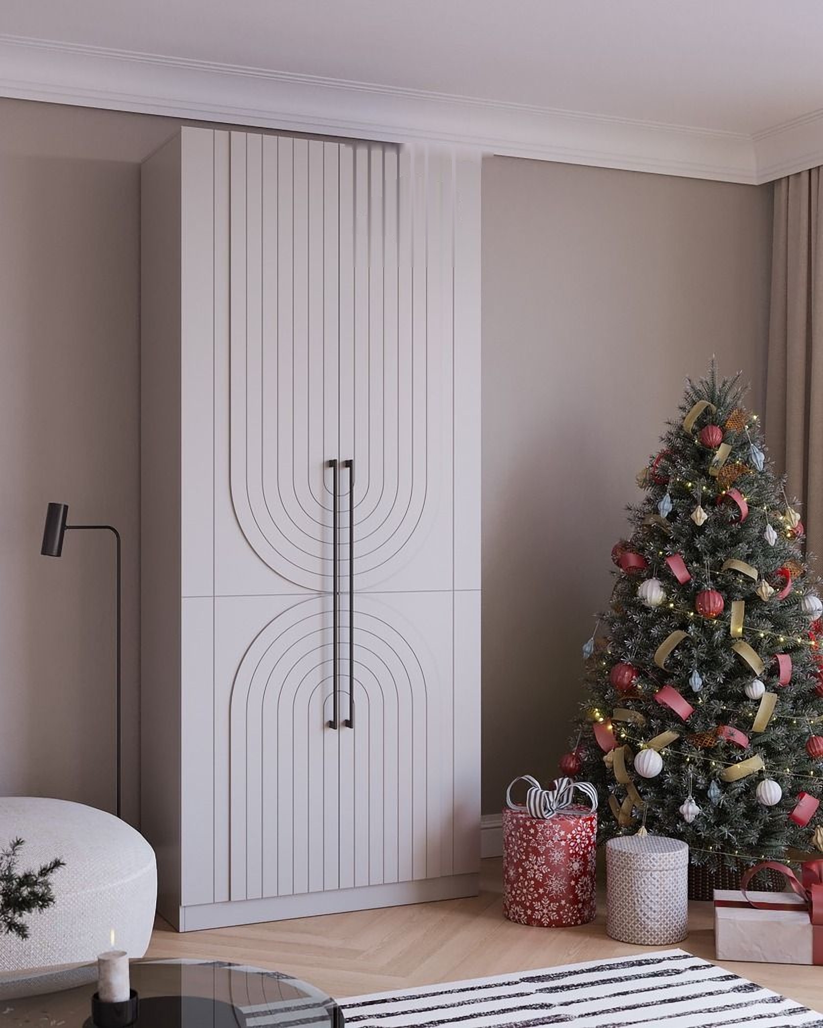 Fidenza two-door wardrobe