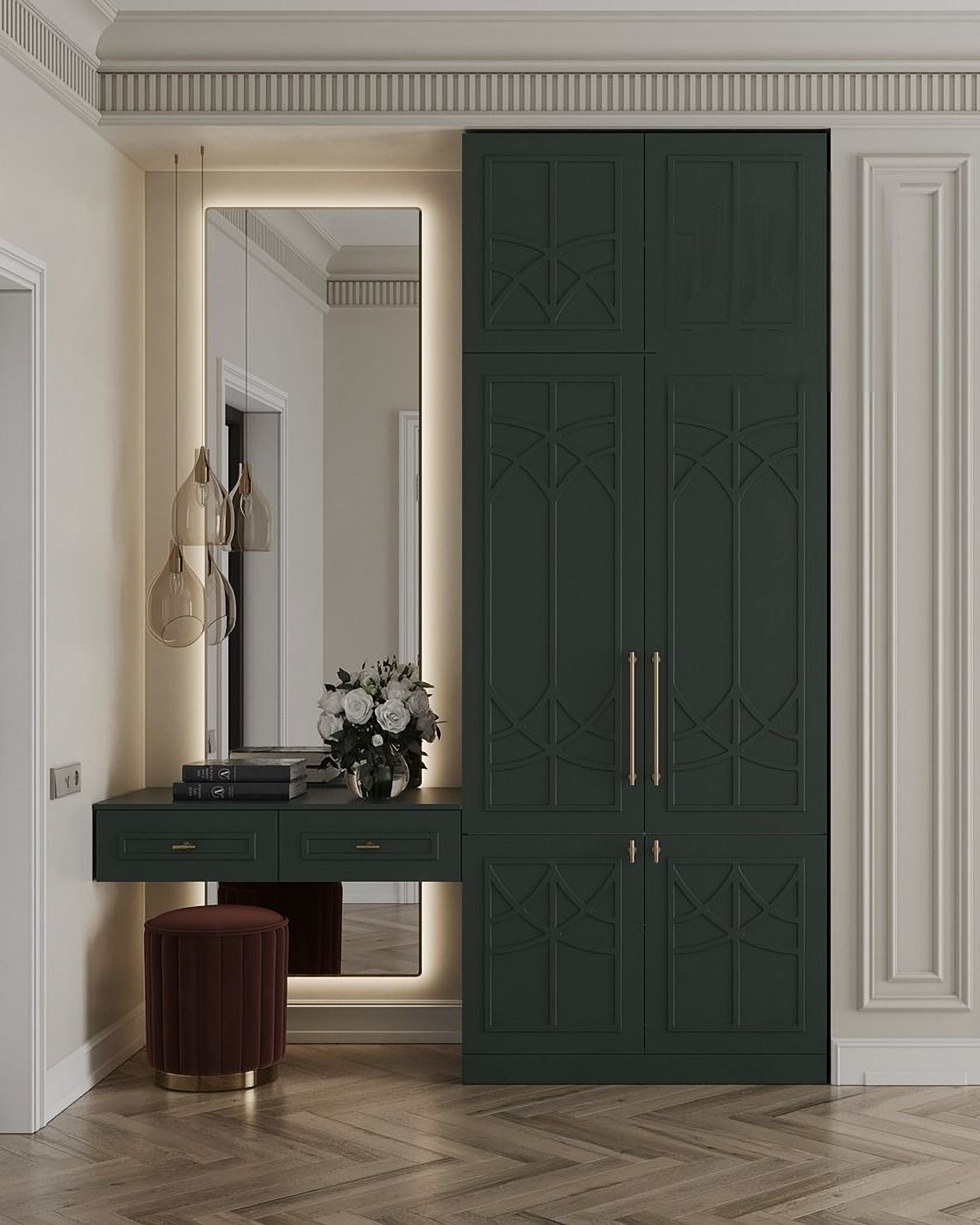 Grado two-door wardrobe