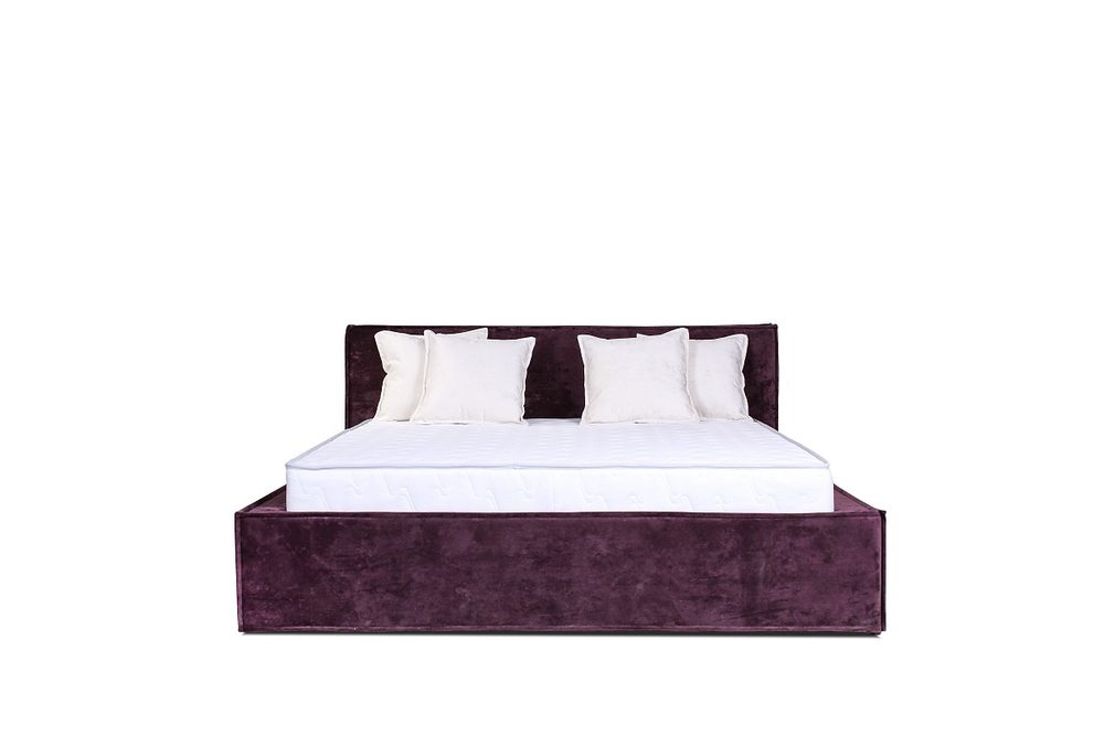 Turin Bed, aubergine — photo 5