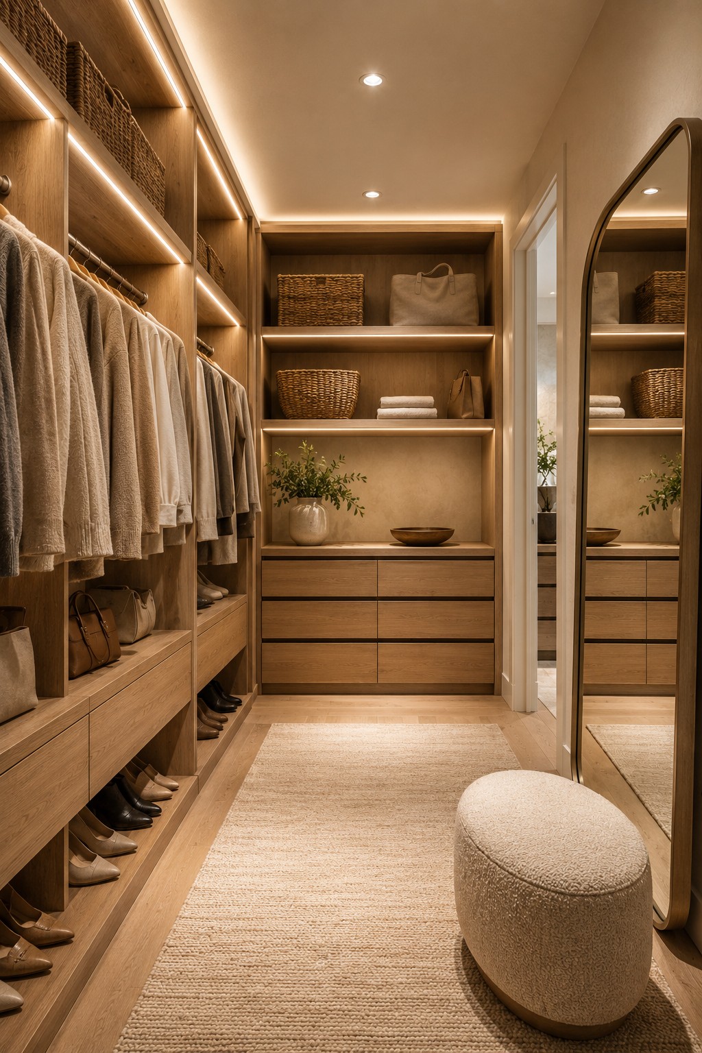 Dervio Small Walk-in Wardrobe