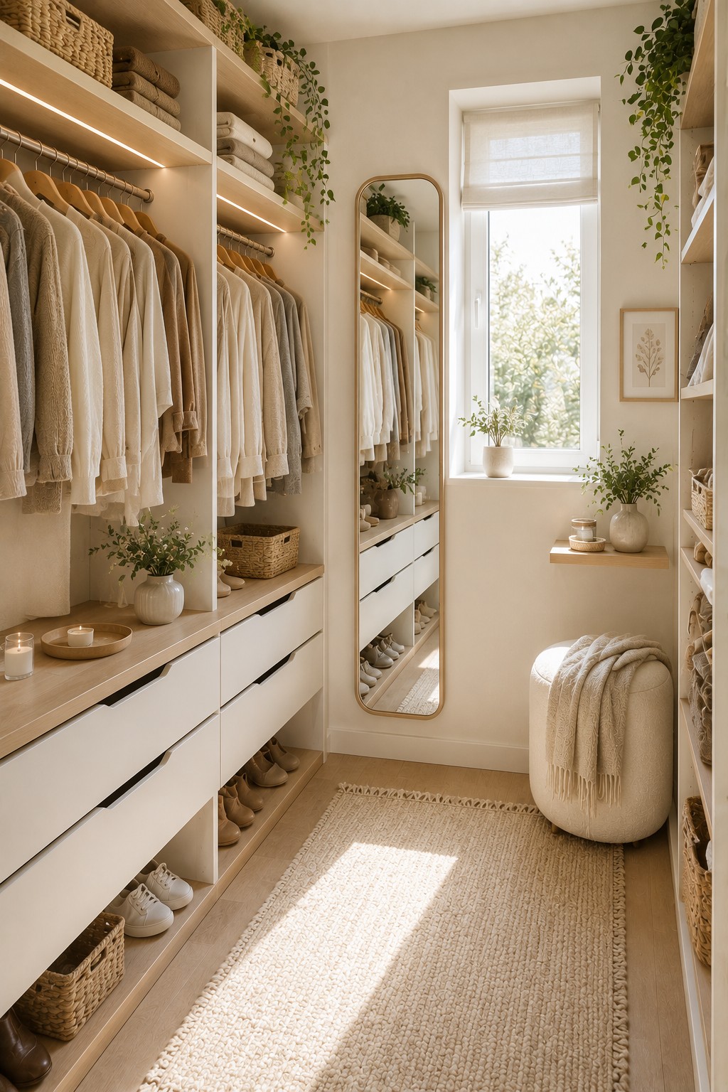 Gravelona Small Walk-in Wardrobe