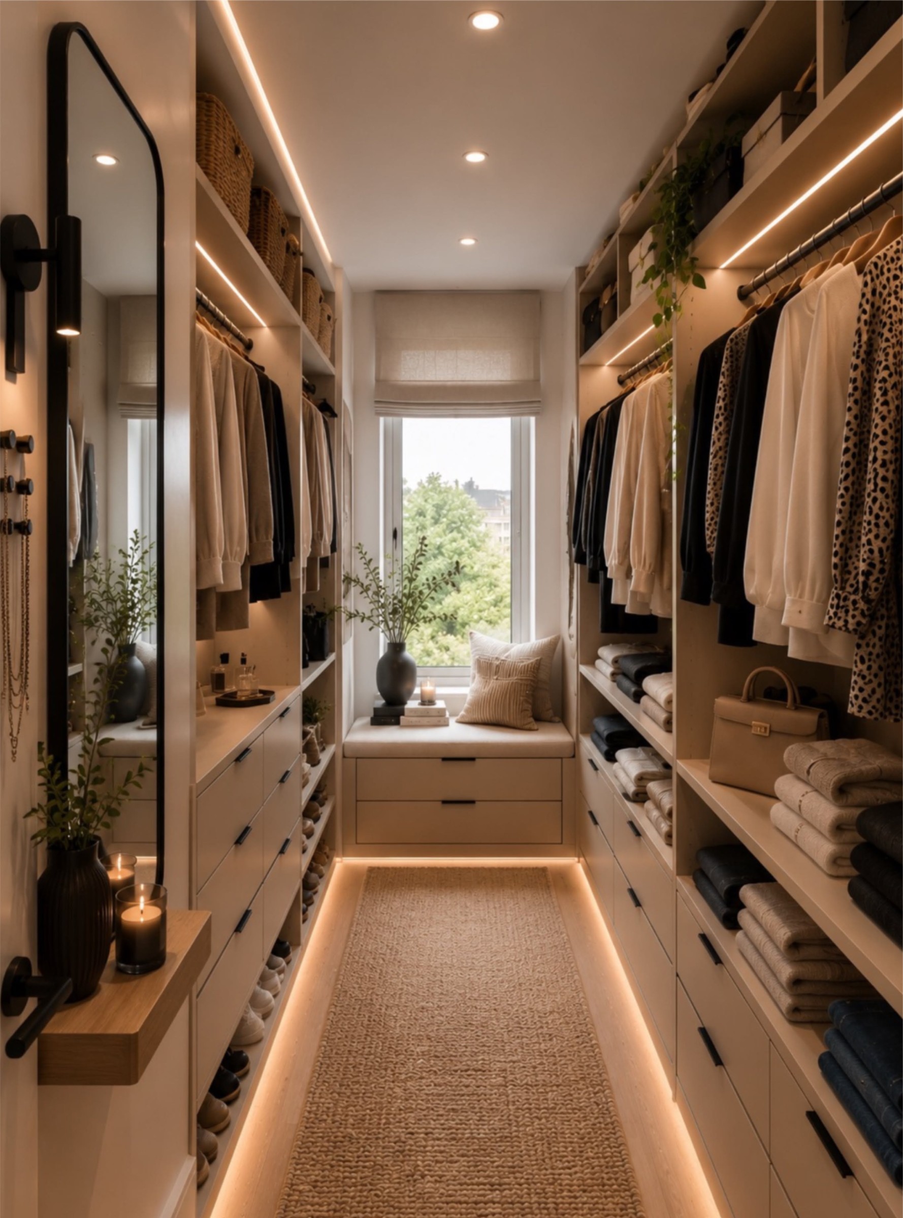 Lovere Compact Walk-in Wardrobe