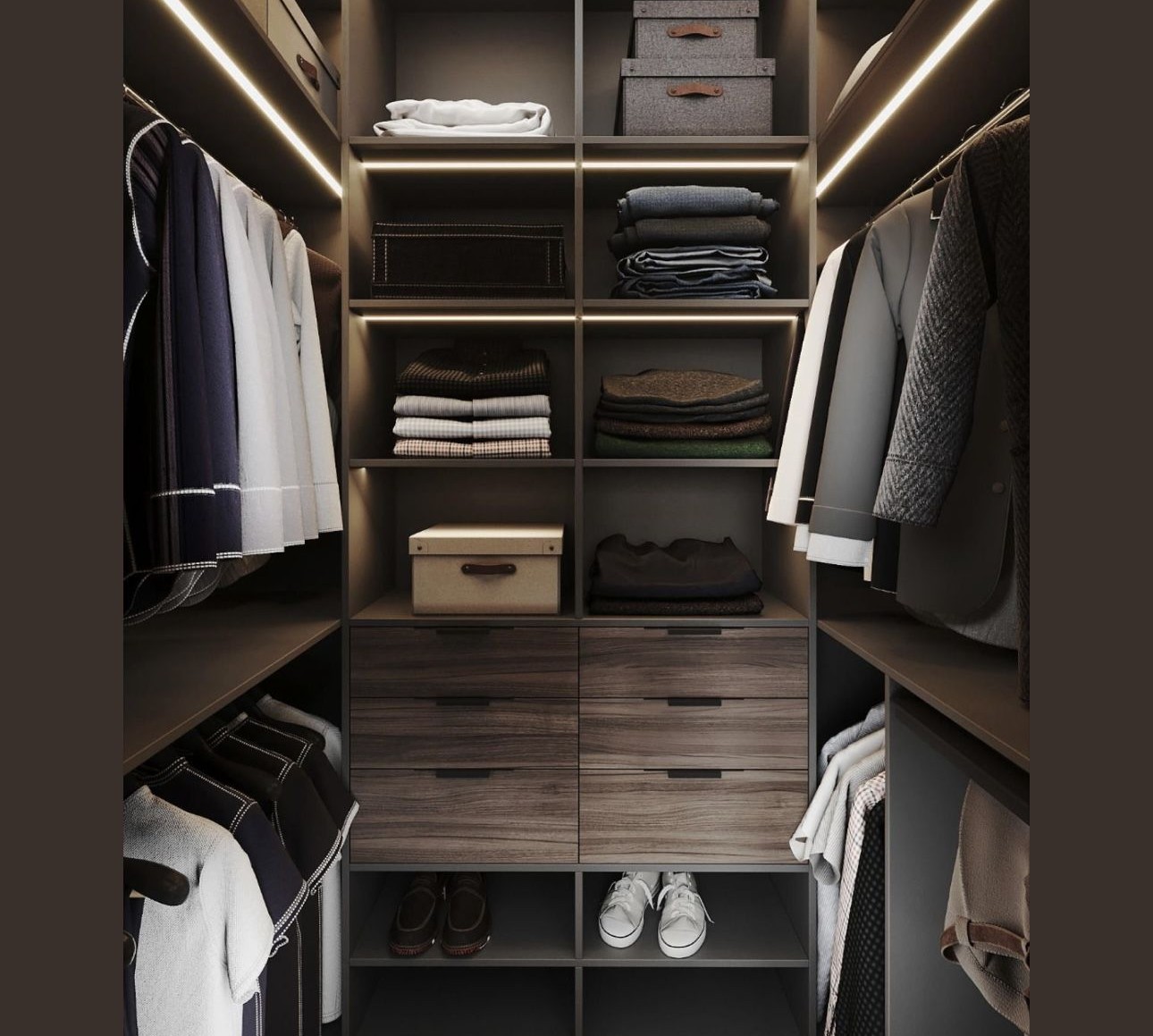 Sarniko Small Walk-in Wardrobe