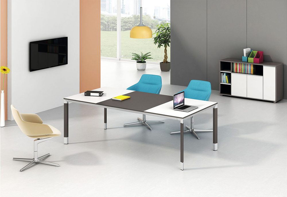 Z6-2006Z aluminium + steel table base