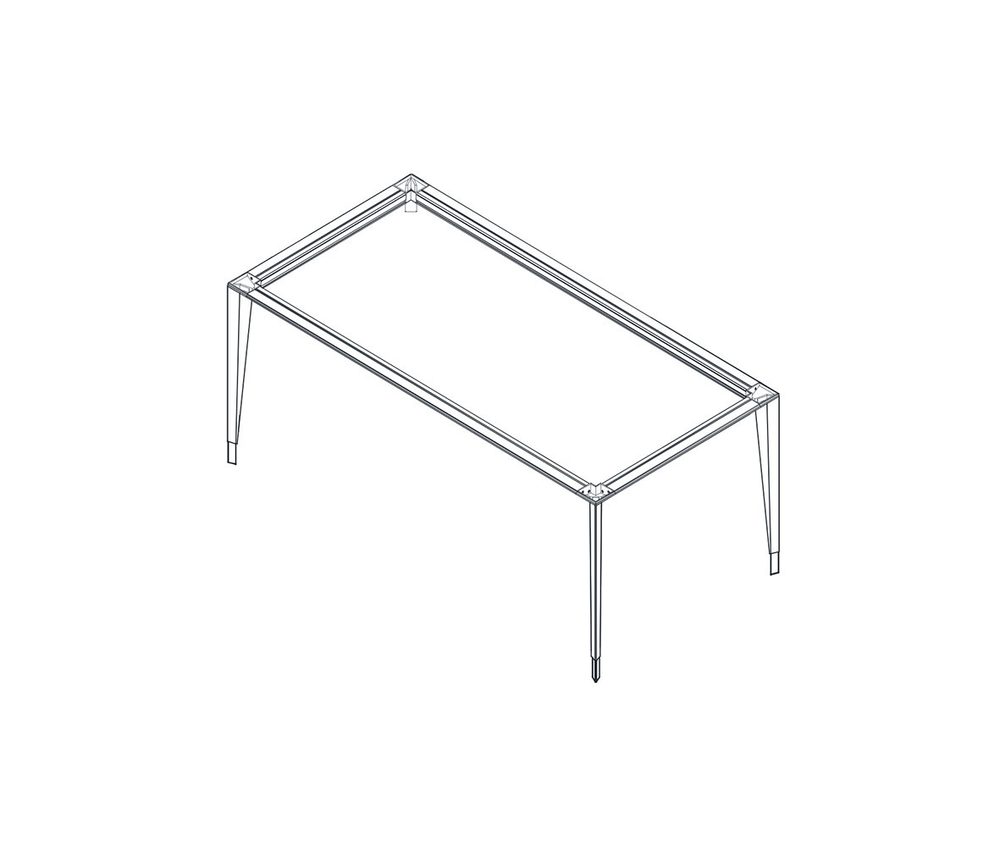 Z1-2331Z aluminium table base — photo 3