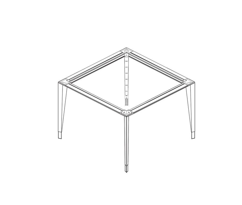 Z1-901Z aluminium table base — photo 3