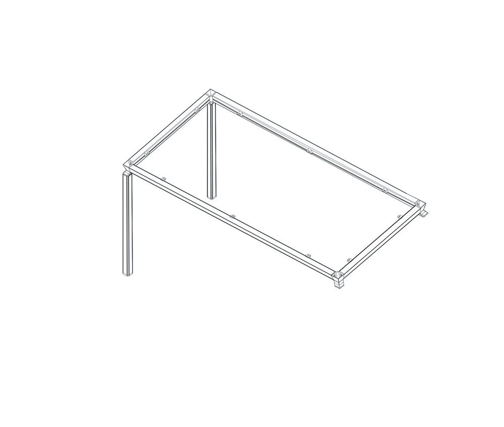 Z5-1805Z aluminium table base — photo 3