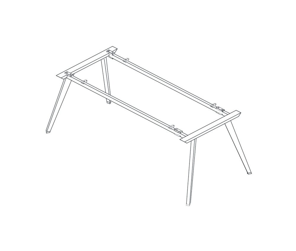 Z2-2002 steel table base — photo 4