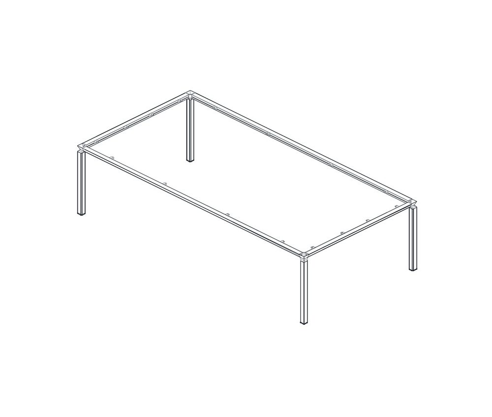 Z5-405Z steel table base — photo 3