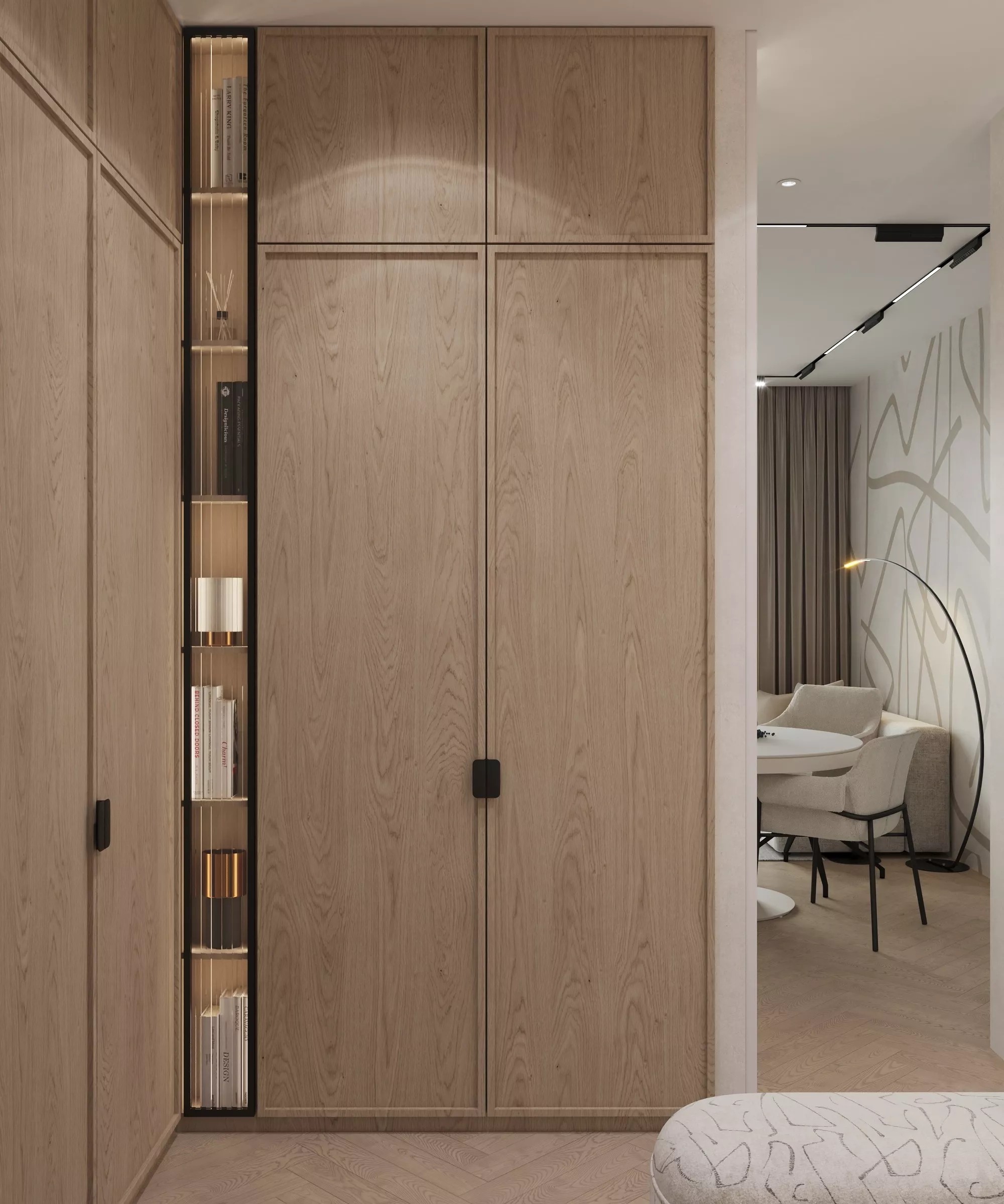 Vilamoura Hinged Wardrobe, Sonoma oak