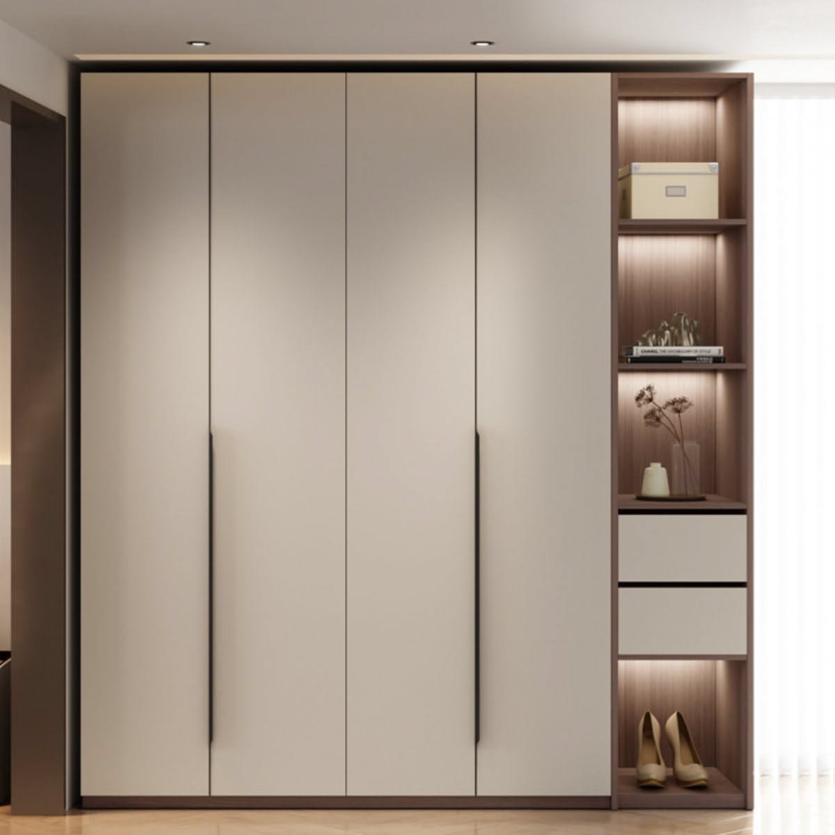 Leuven chipboard wardrobe
