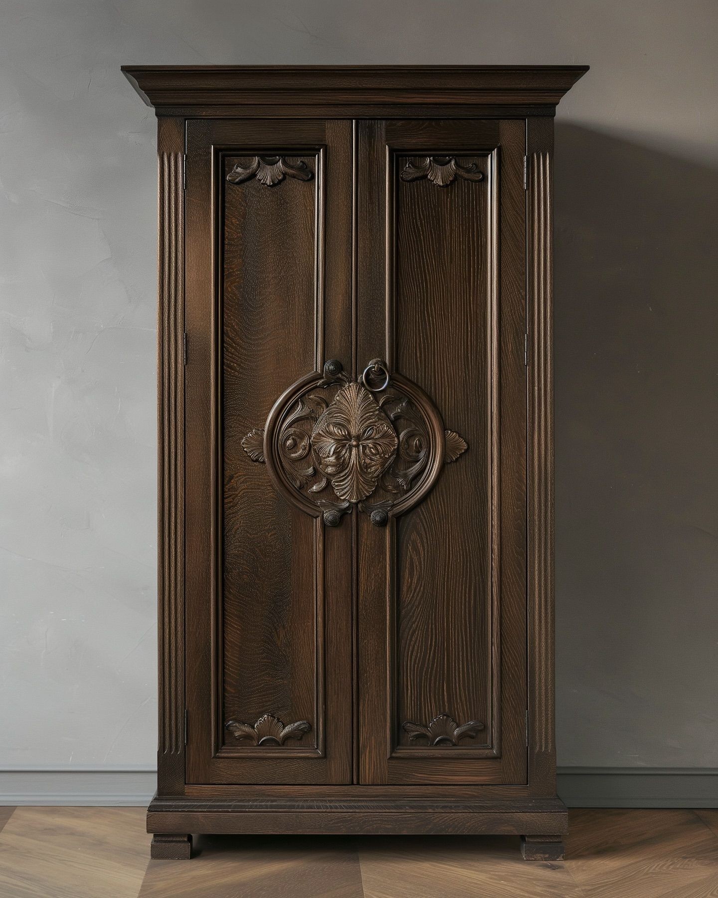 Kheres Solid Wood Wardrobe