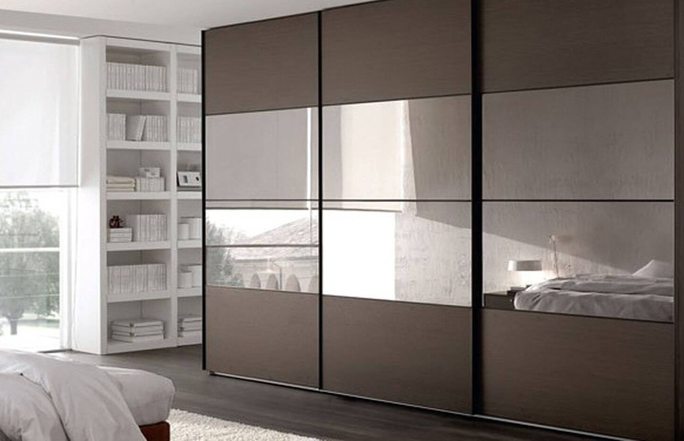 Karlstad Sliding Wardrobe with Mirror