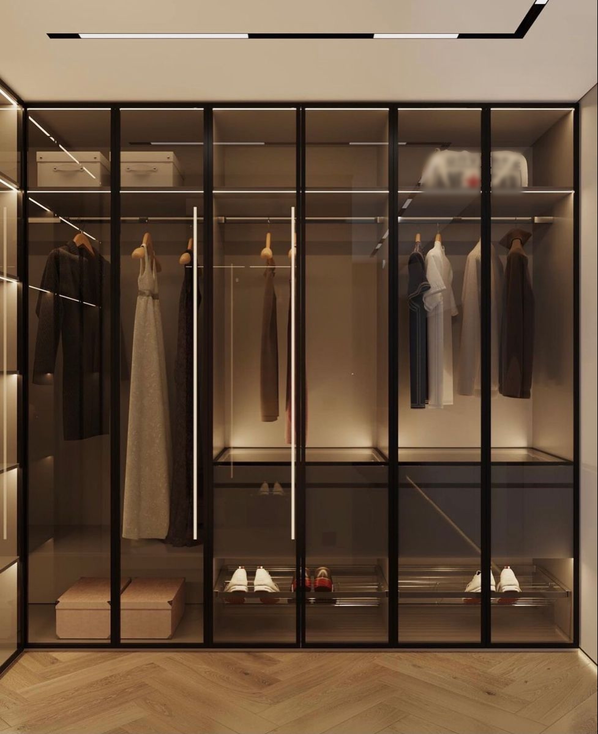 Altea loft-style wardrobe