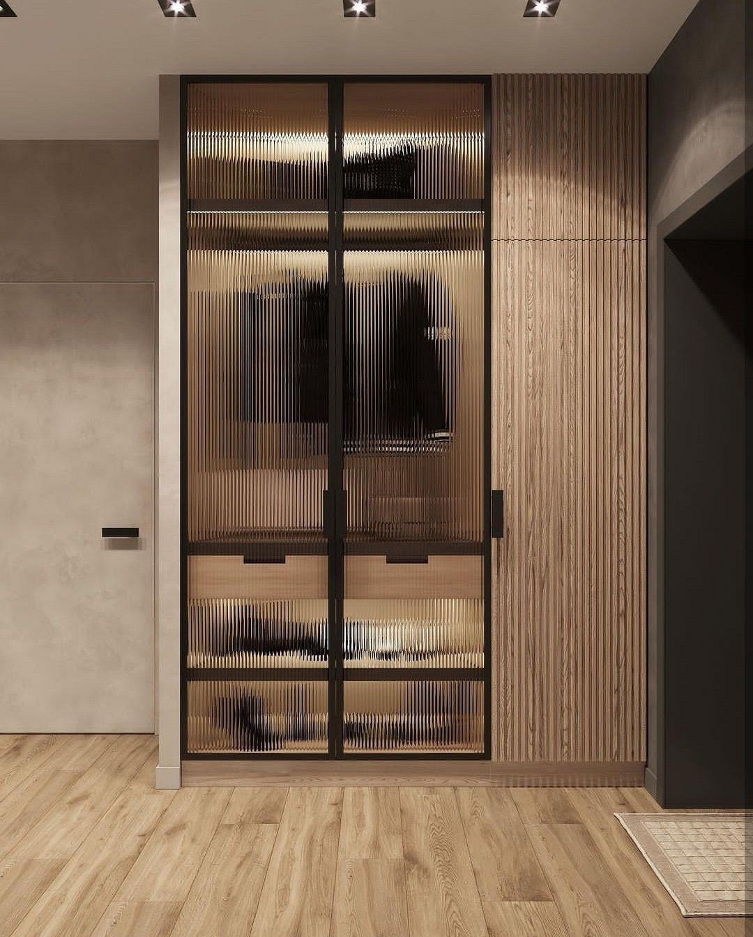 Elche loft-style wardrobe