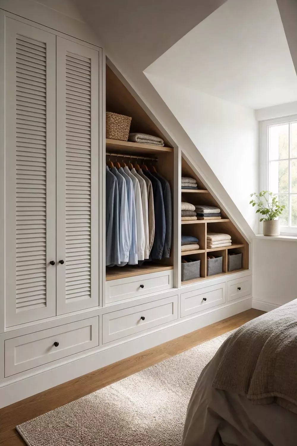 Tradi Sloped-Ceiling Wardrobe