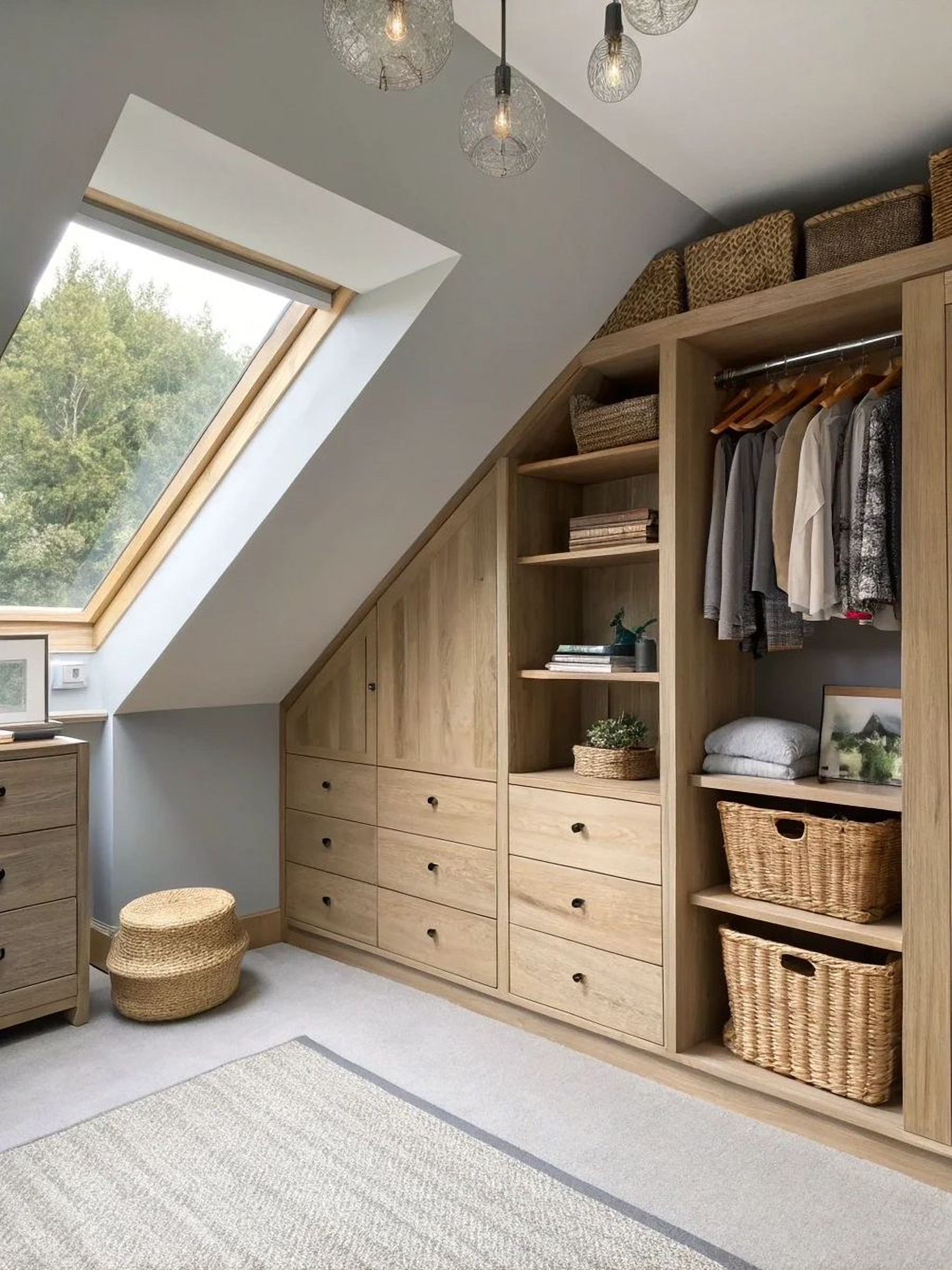 Varallo Sloped-Ceiling Wardrobe