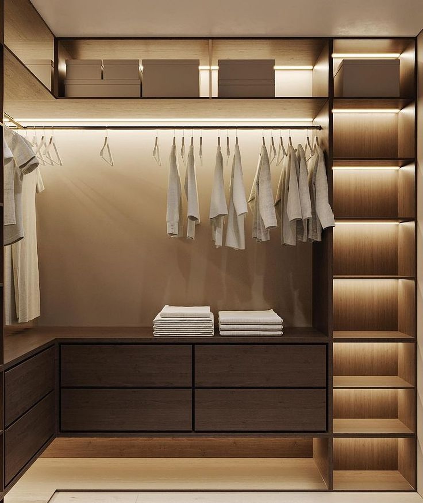Chinchon wardrobe with lighting