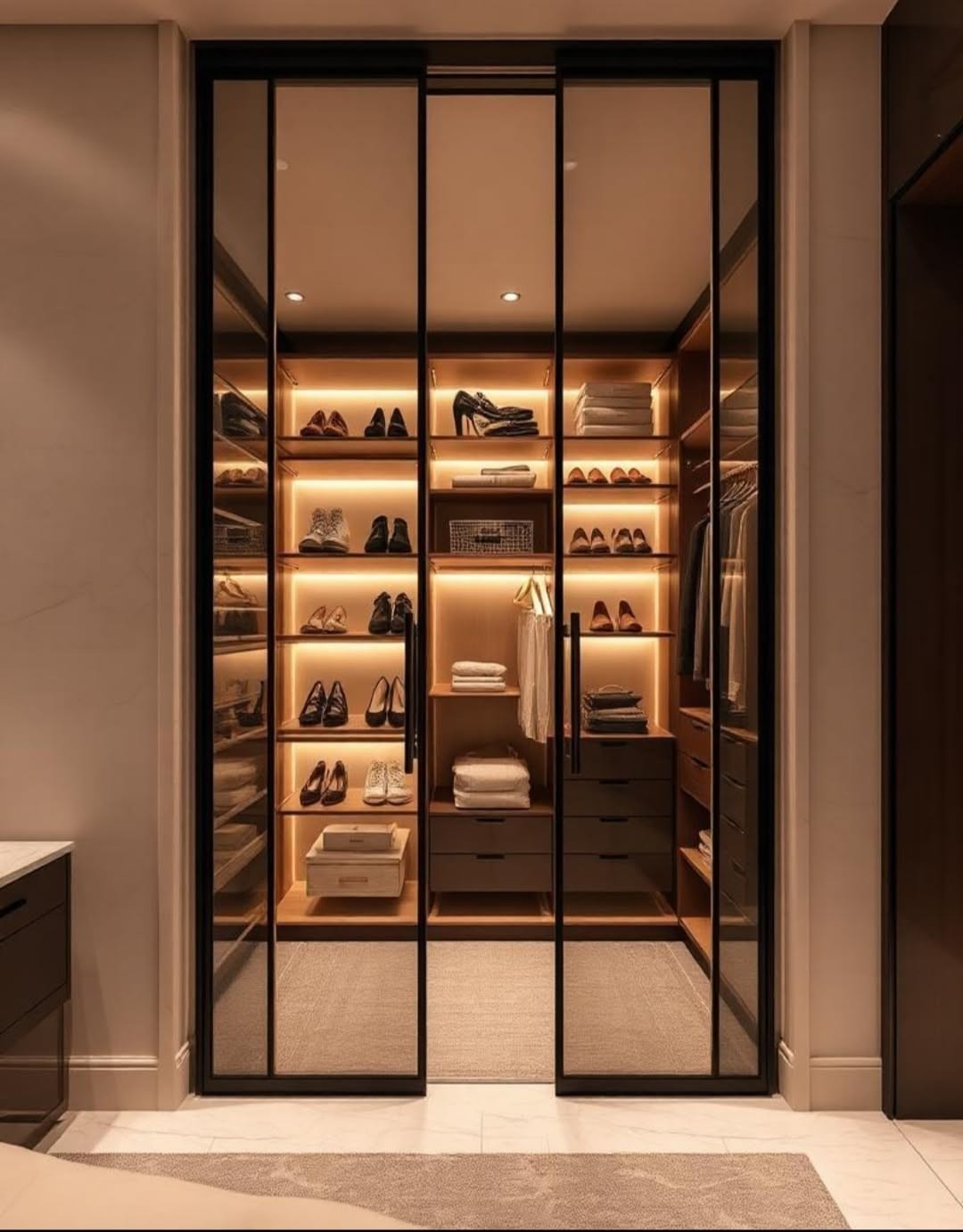 Tavira wardrobe with lighting