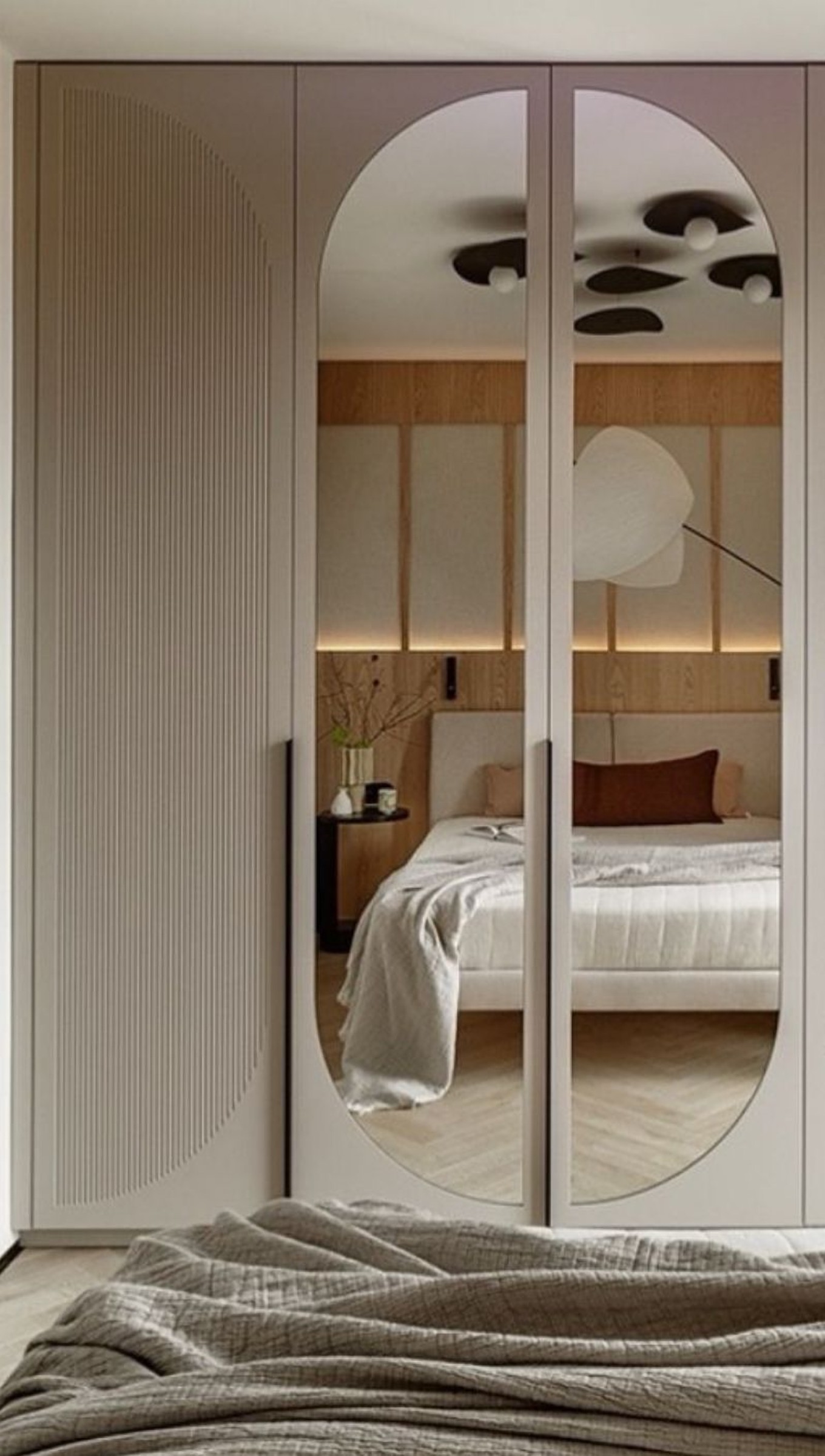Adria Mirrored Wardrobe