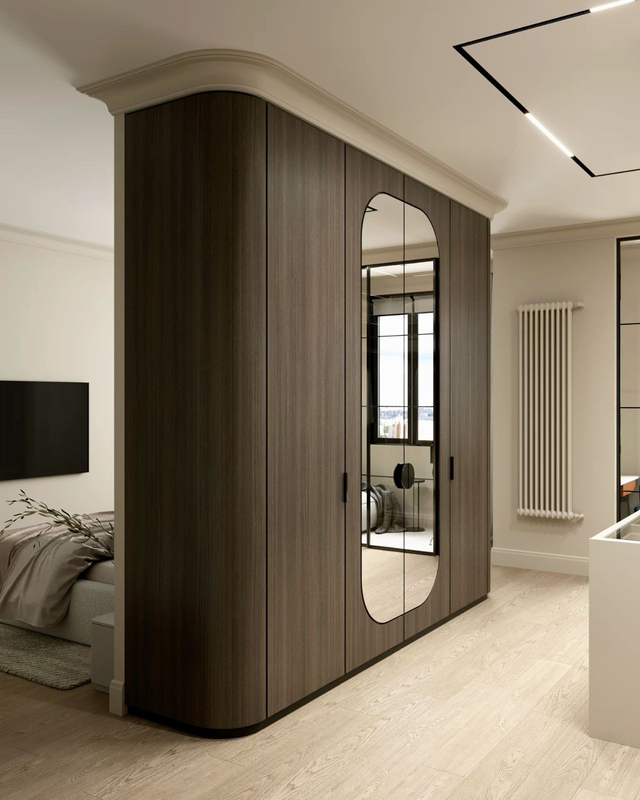 Chioggia Mirrored Wardrobe