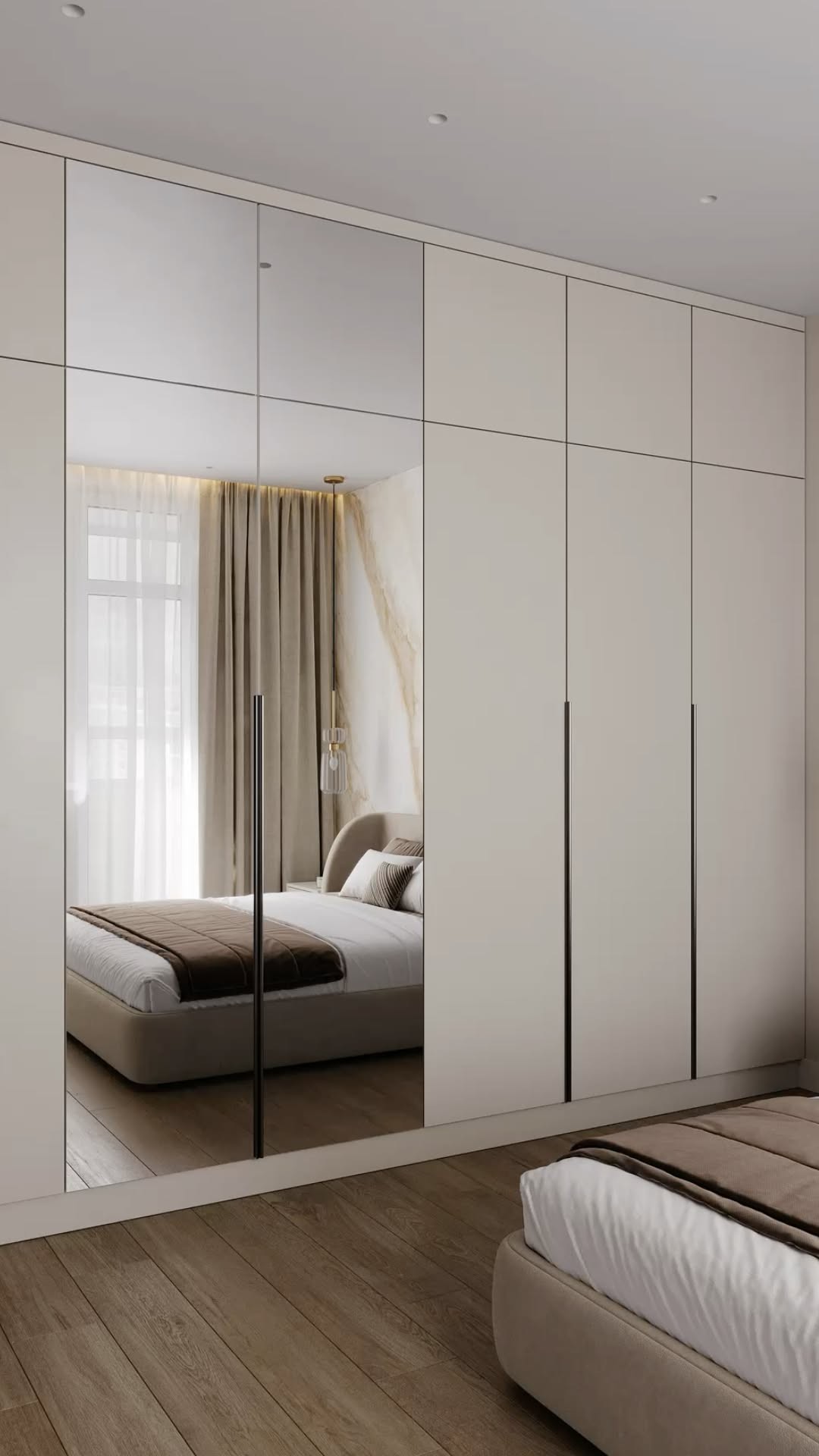 Cortina Mirrored Wardrobe
