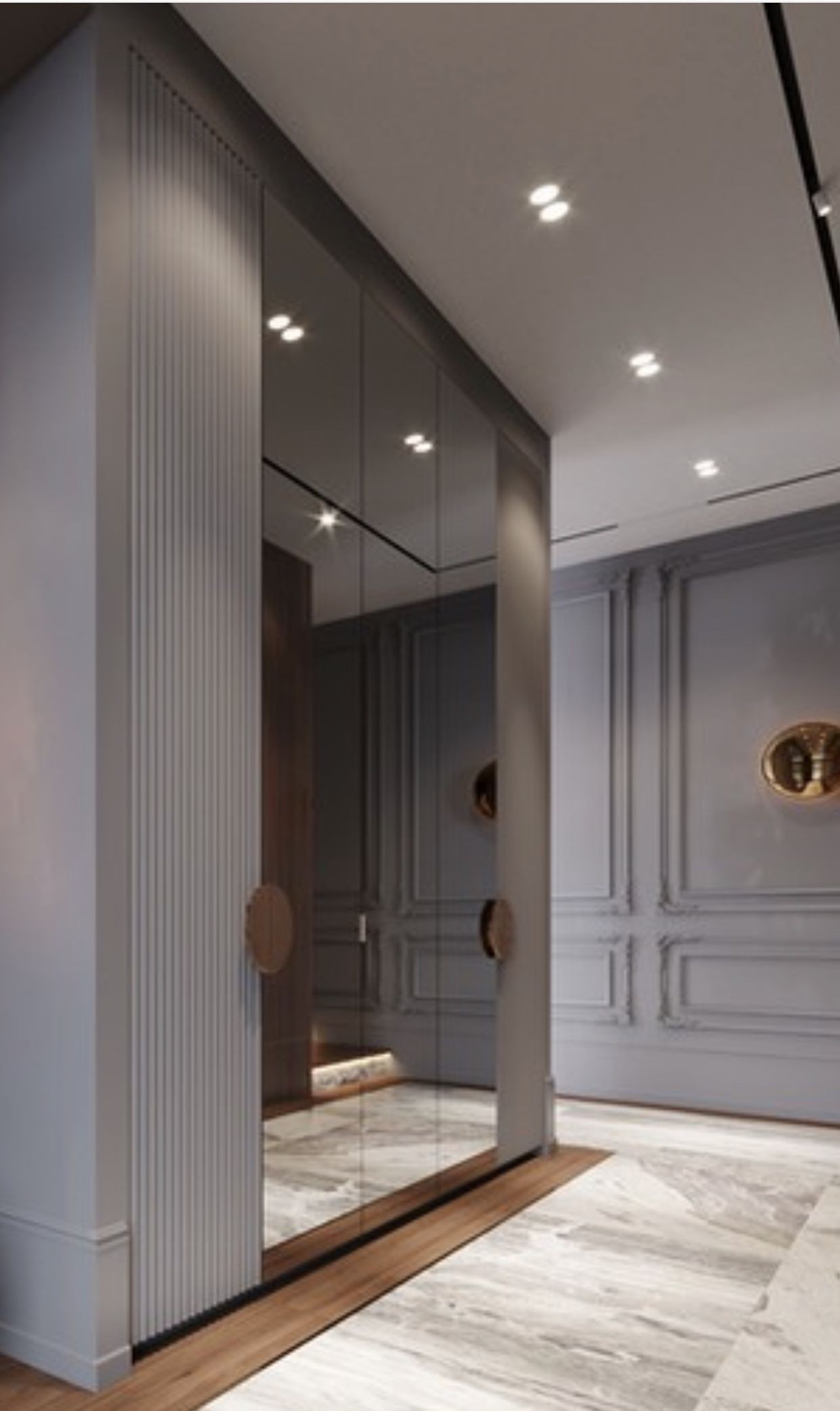 Mestre Mirrored Wardrobe