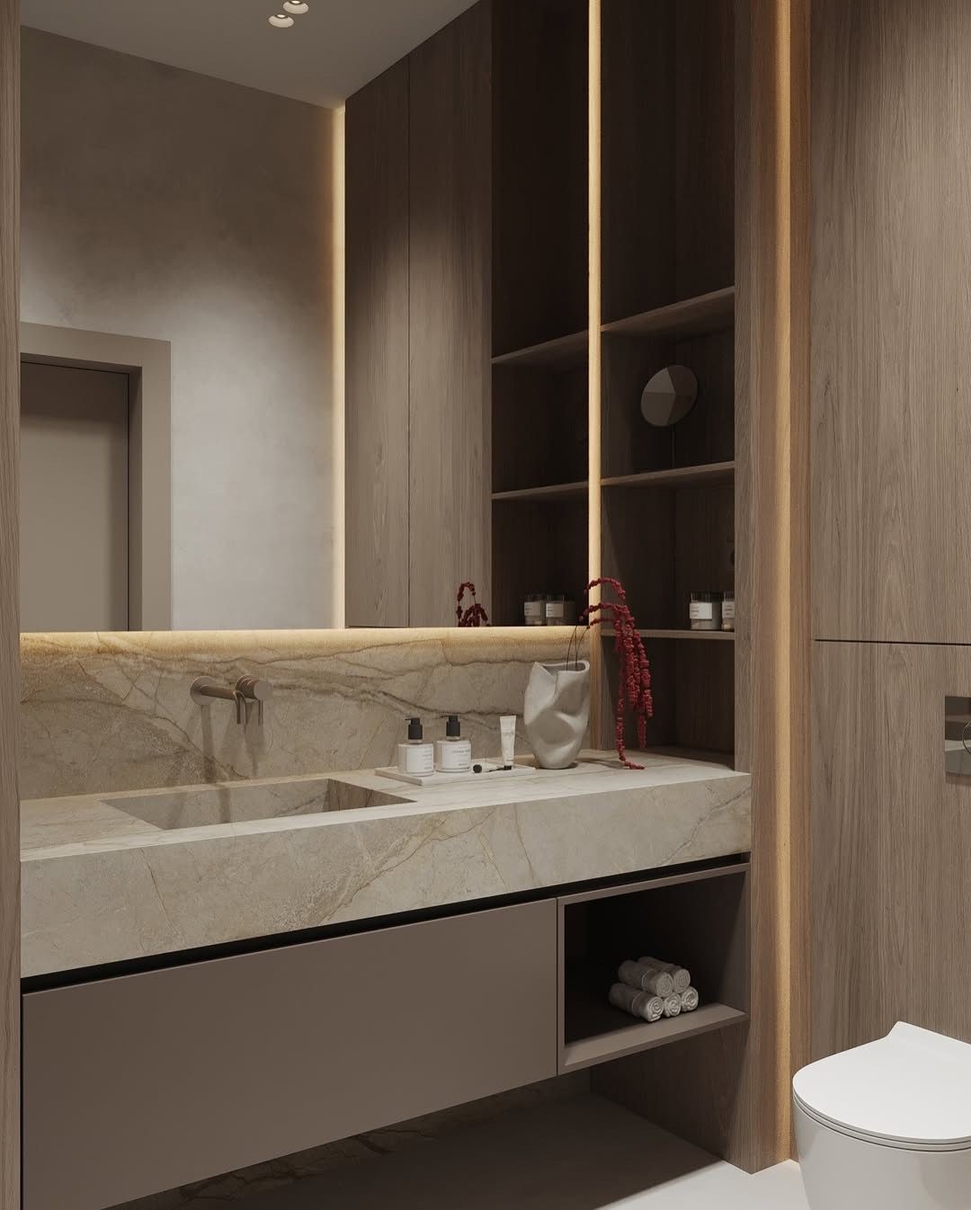 Aalborg Bathroom Mirror Cabinet