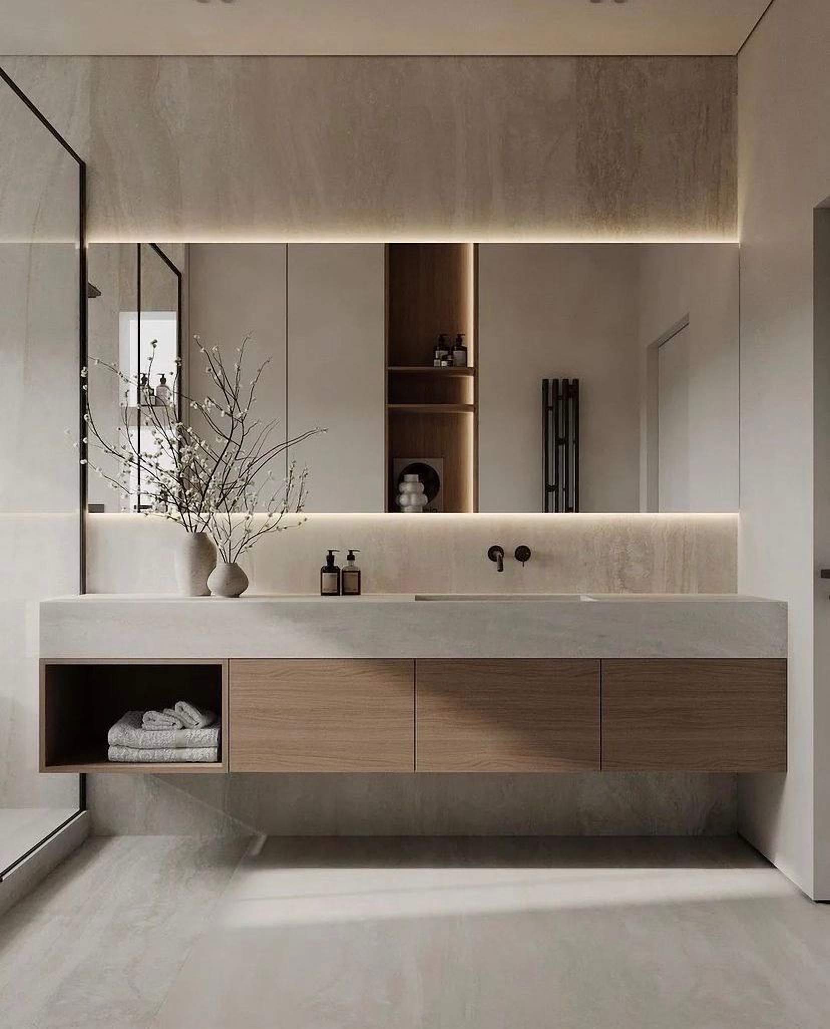 Skagen Bathroom Mirror Cabinet