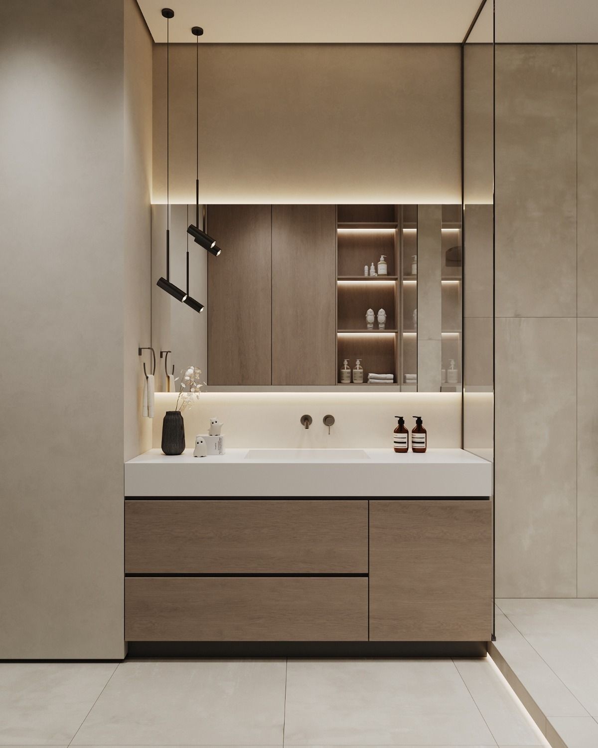 Vejle Bathroom Mirror Cabinet