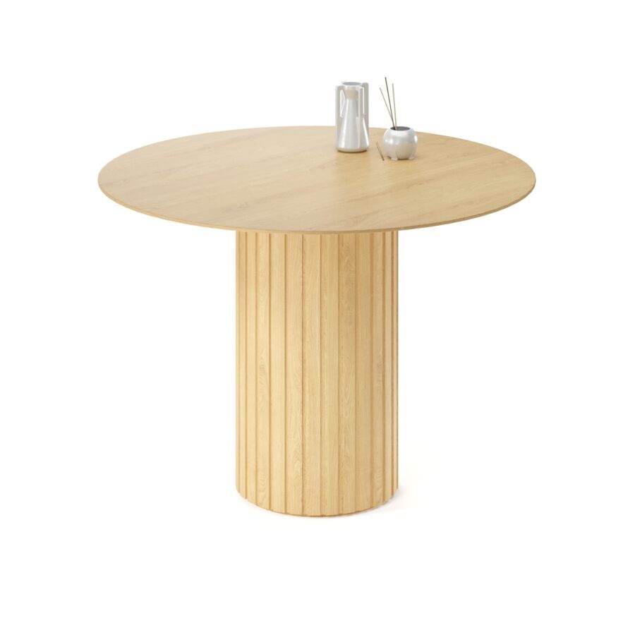 Keyd Round Table, knotless oak