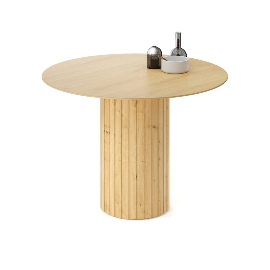 Keyd Round Table, oak