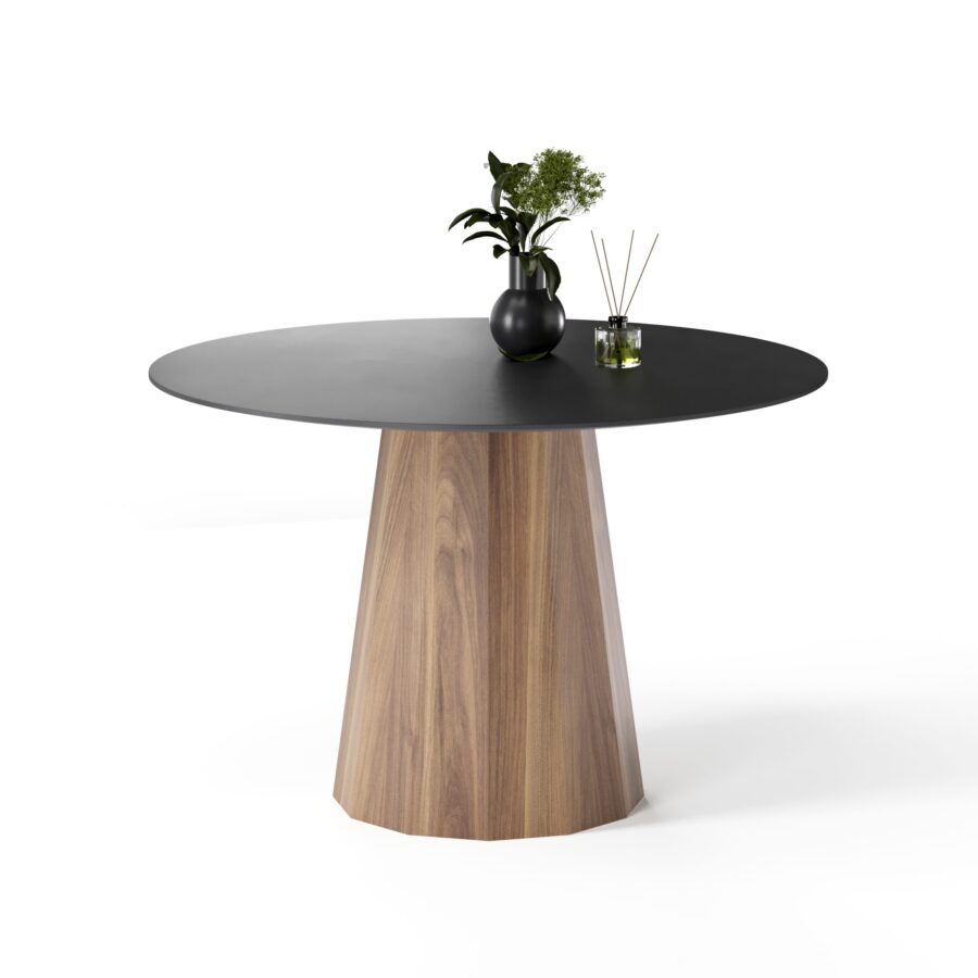 Tarf Round Table in Walnut