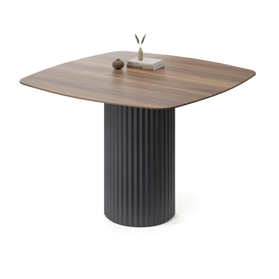 Kapella square table in walnut