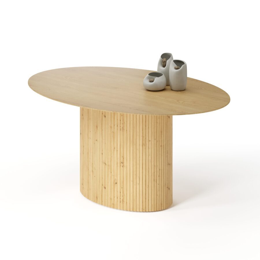 Errai oval table in oak