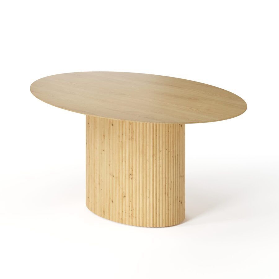 Errai oval table in oak — photo 2
