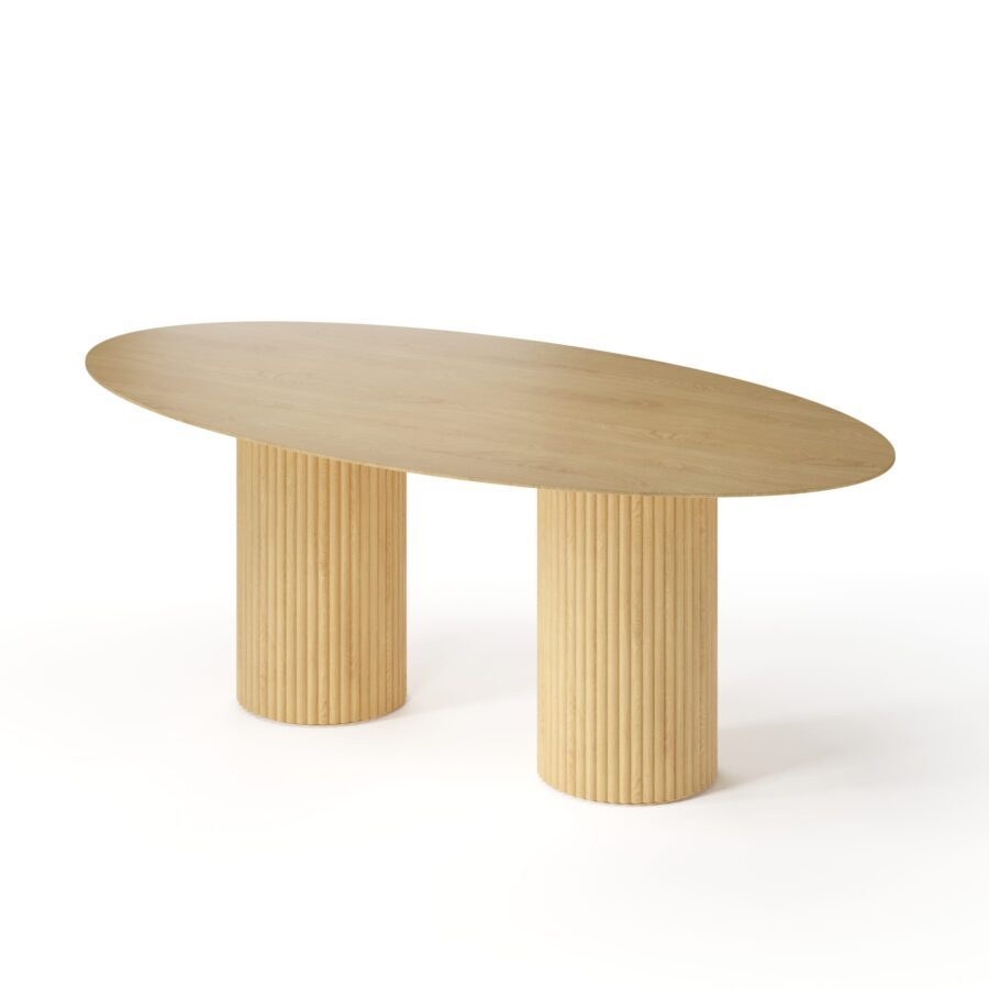 Hedus Oval Table in Knotless Oak — photo 2