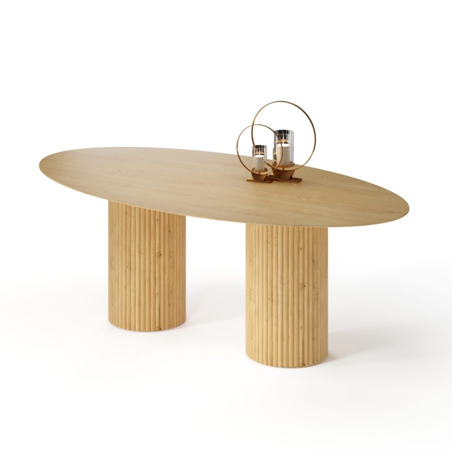 Hedus oval table in oak