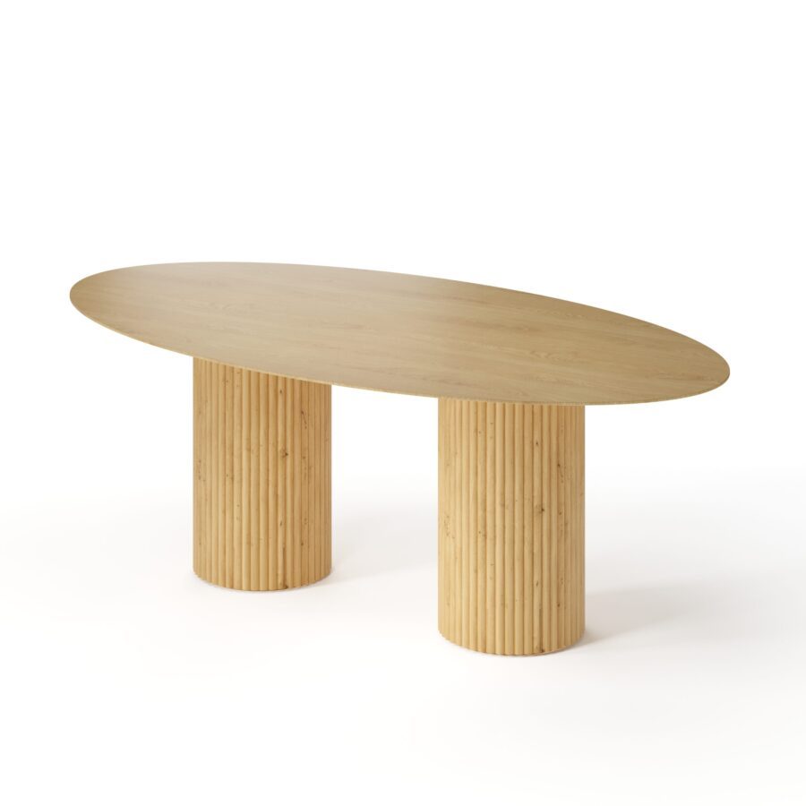 Hedus oval table in oak — photo 2