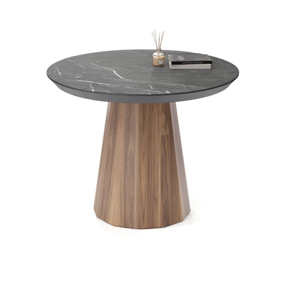 Favaris extendable table in walnut